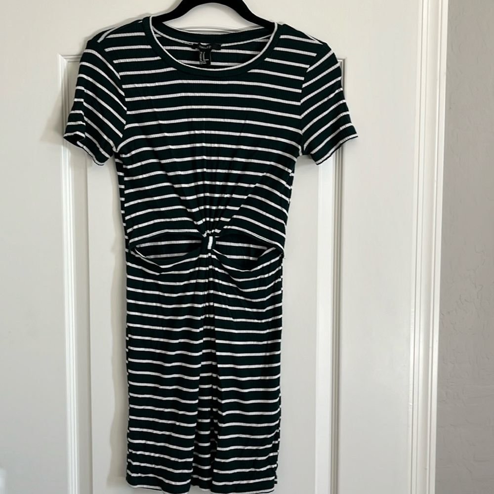Stripped Cut Out Dress